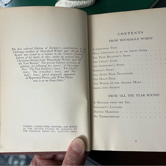 Charles Dickens Christmas Stories Book hardcover - Picture 7 of 9